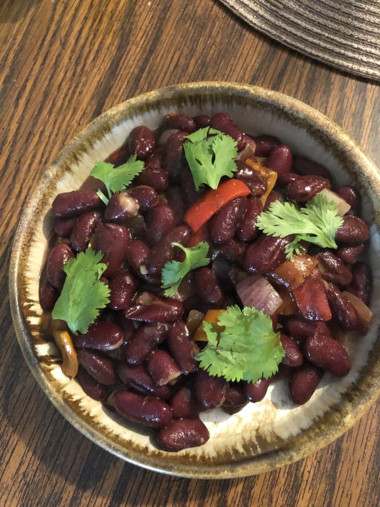 Cilantro Kidney Beans