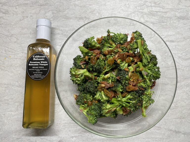 White Balsamic Broccoli Salad