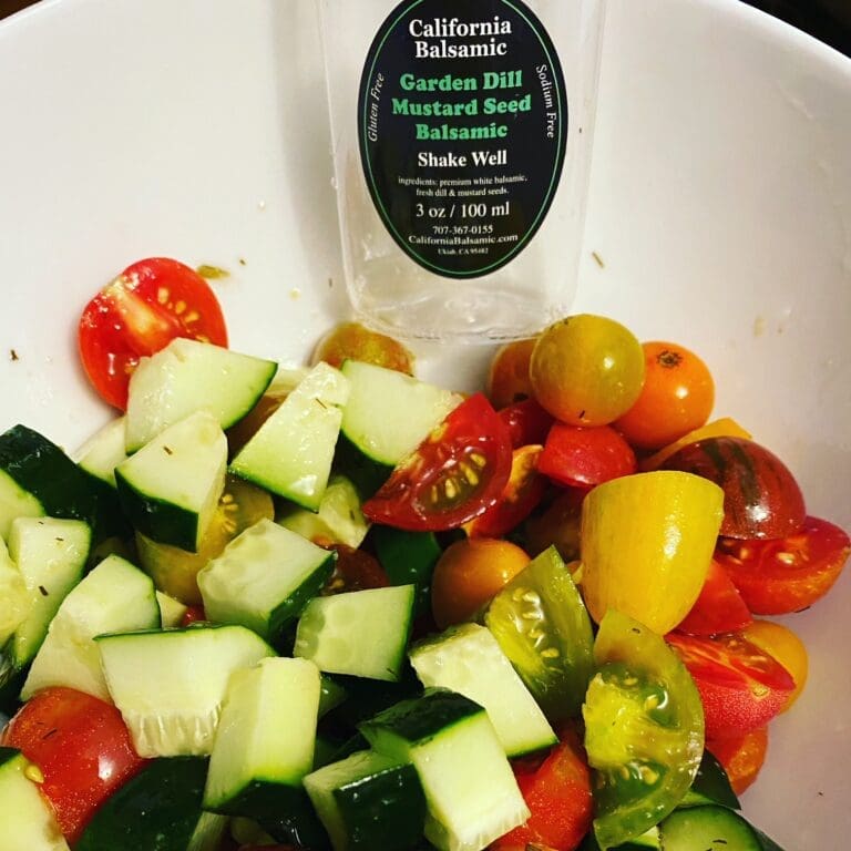 Denise’s Quick Tomato-cumber-dill Salad