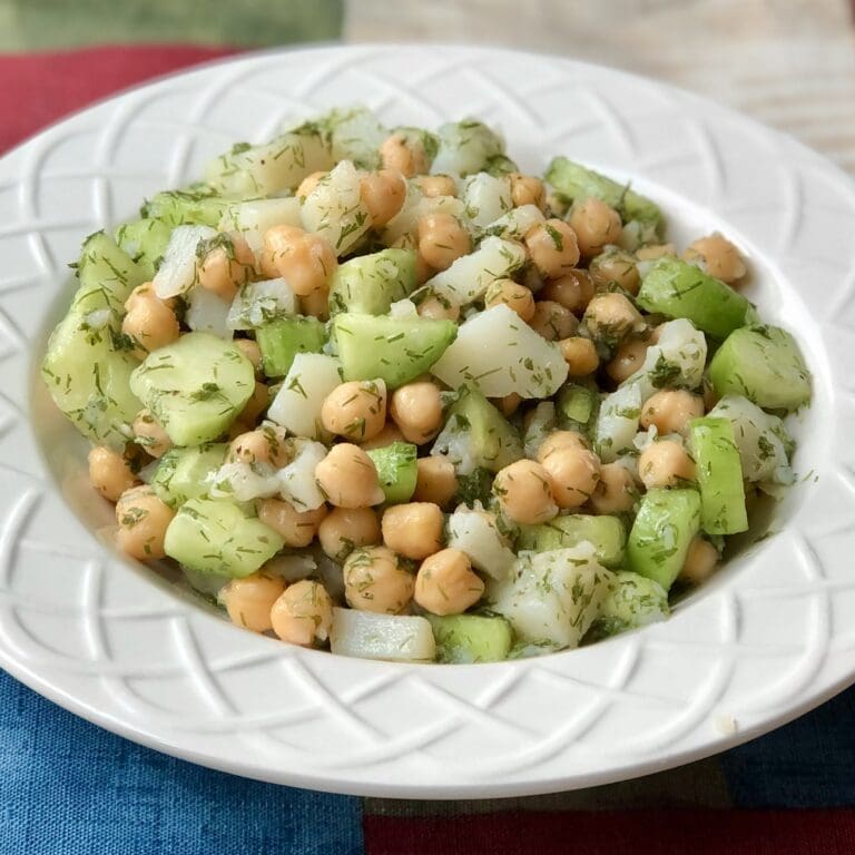Dill Chickpea Salad by  @apricots_and_almonds
