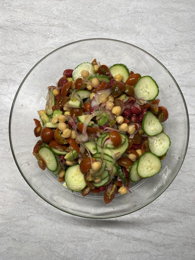Diane’s Cucumber and Onion salad