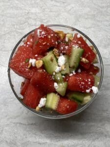 Susan's watermelon cucumber salad