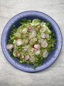 Francescas no cook asian salad