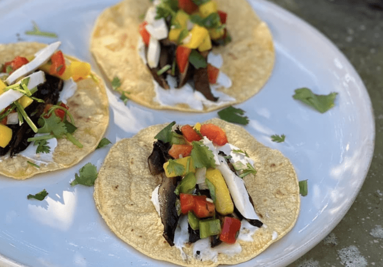 Vegan Portobello Carnitas Tacos