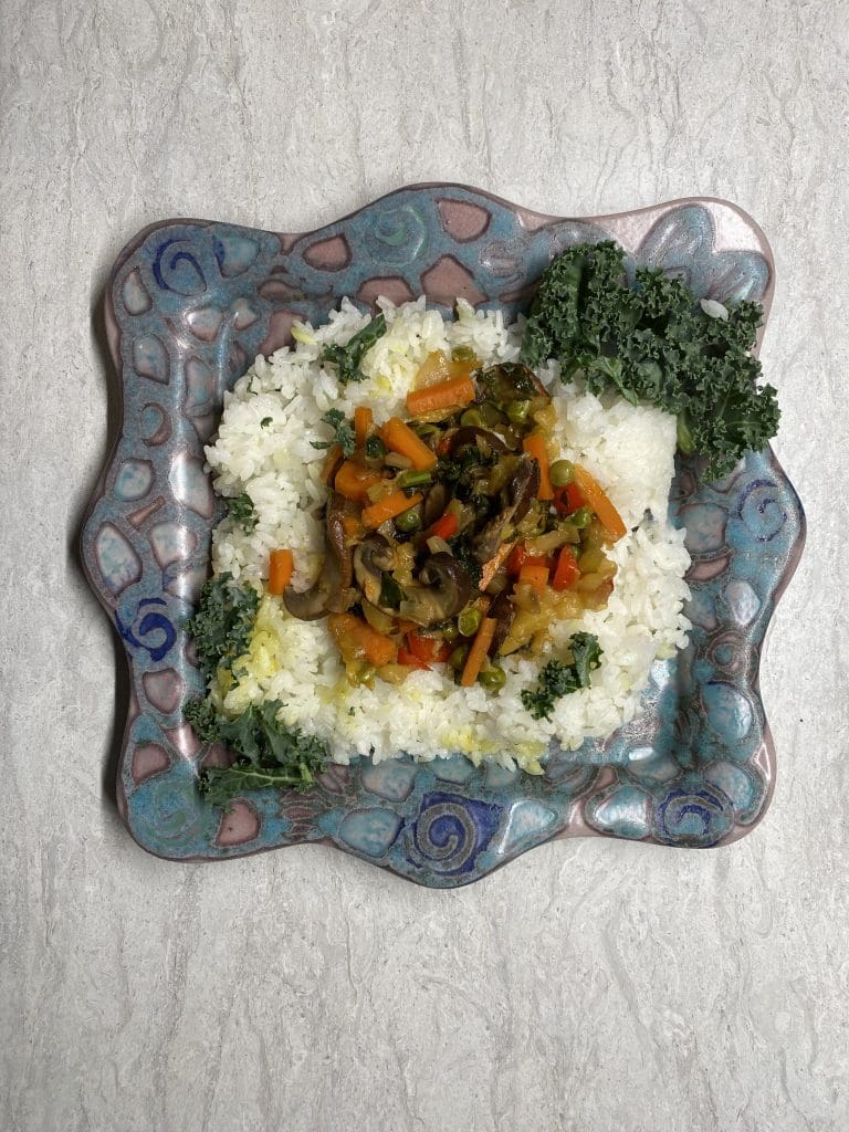 Coconut Curry Vegetable Rice